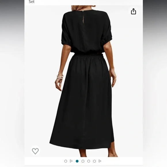 Crop Top and Pleated Skirt Set - Picture 2 of 5